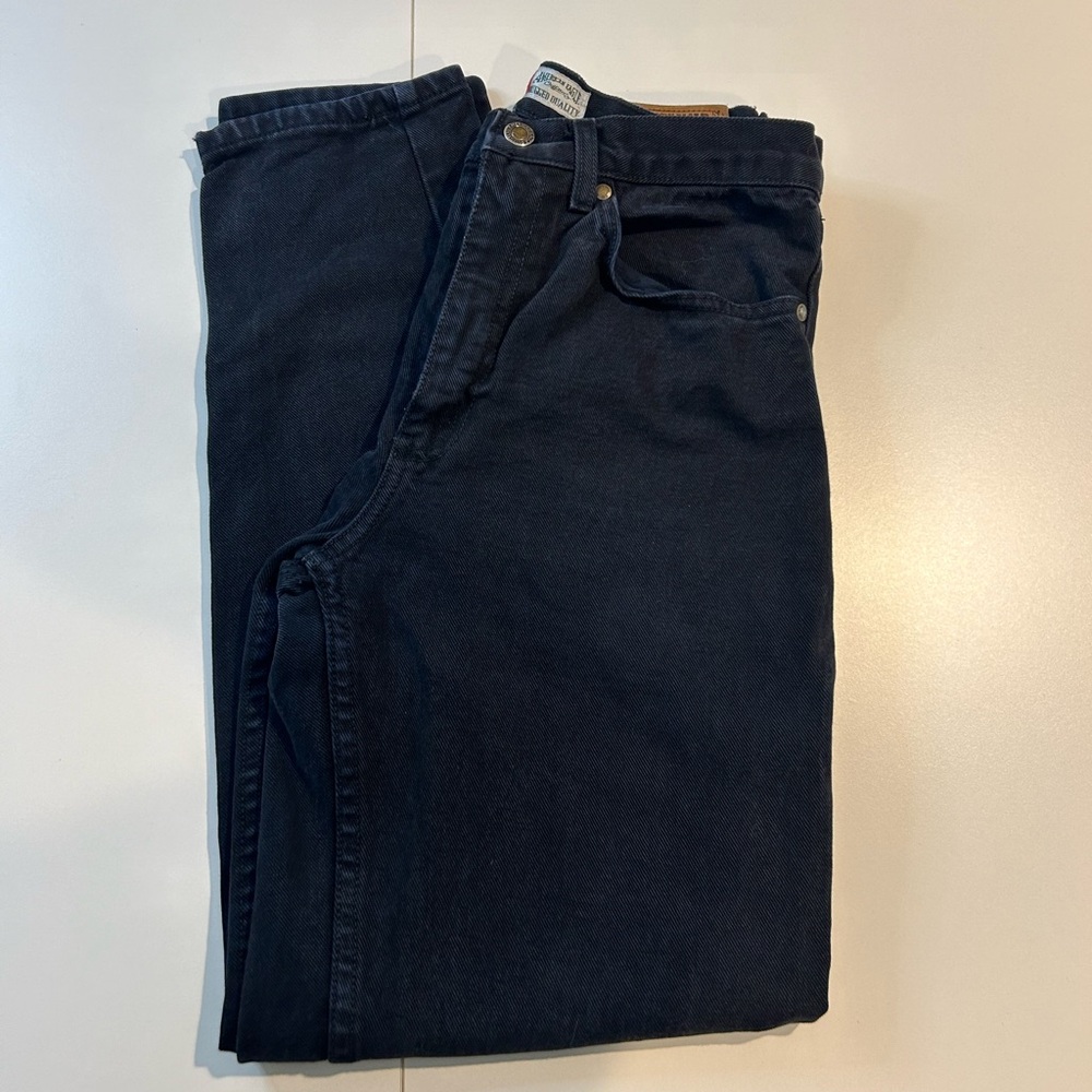 Vintage Men’s American Eagle Black Denim Straight Jean Size 30x30